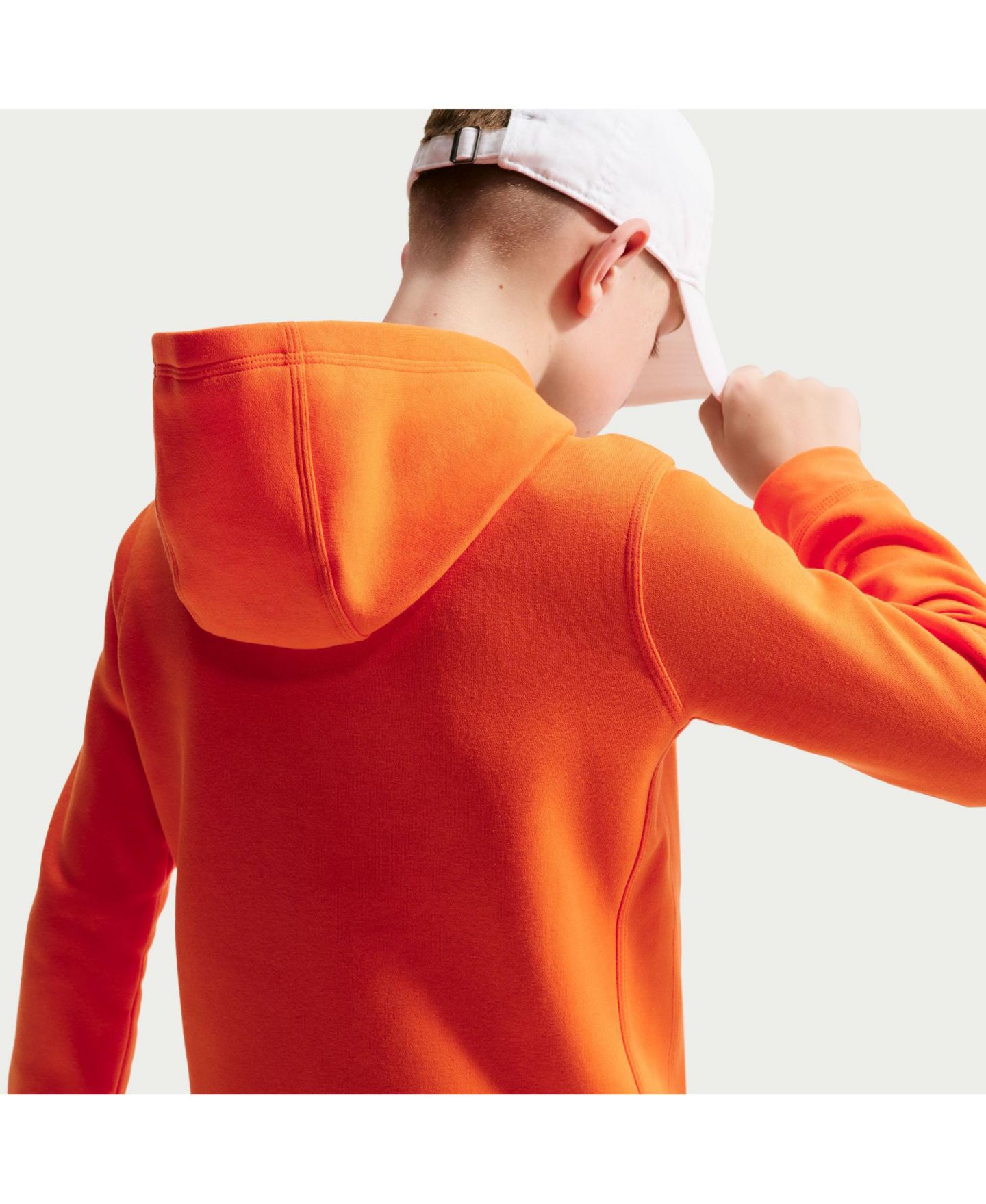 Детское худи Nike Orange Netherlands National Team Club — фото 5