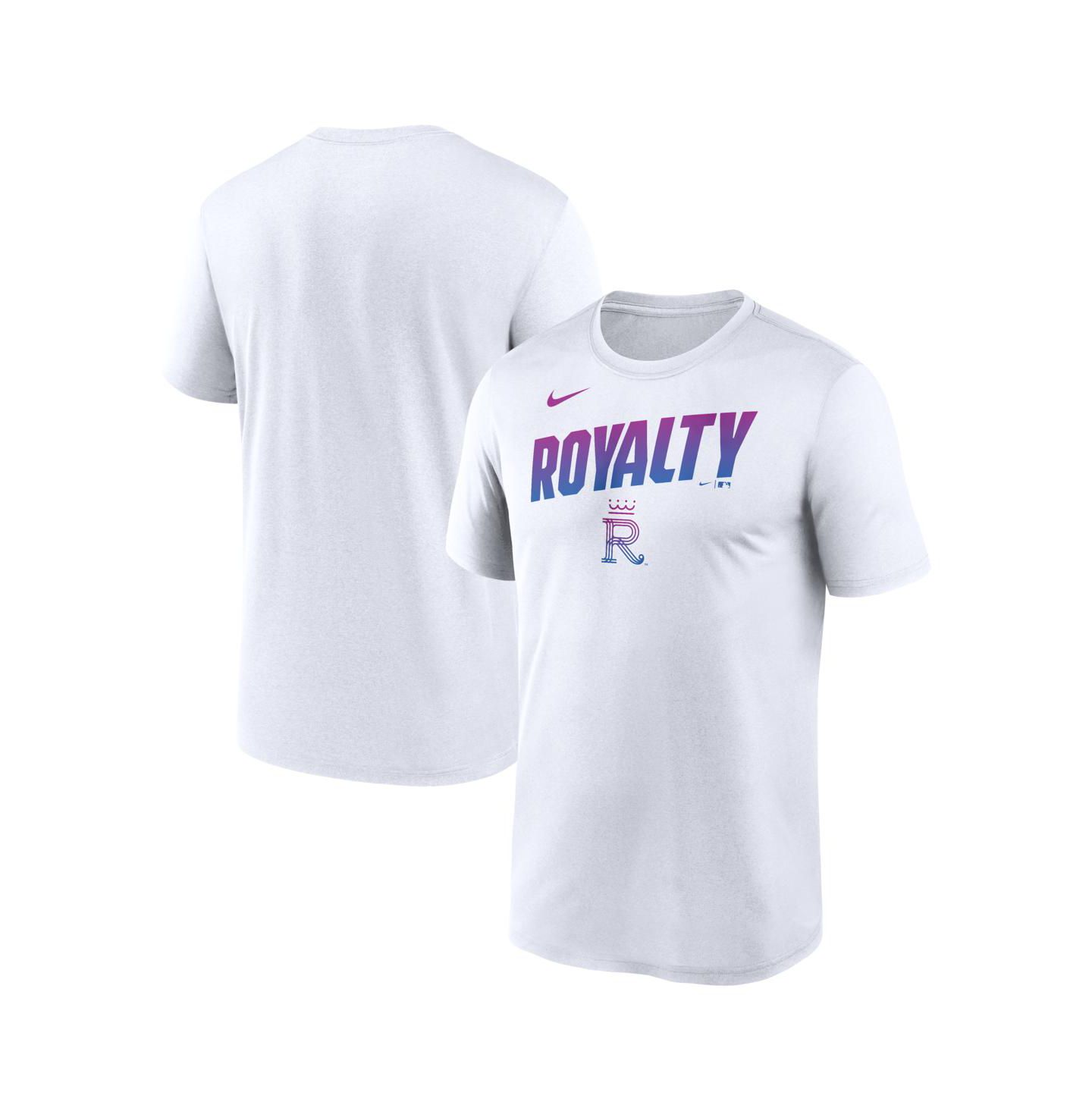 Мужская футболка Nike White Kansas City Royals 2026 City Connect Team Phrase Script Dri-FIT — фото 1