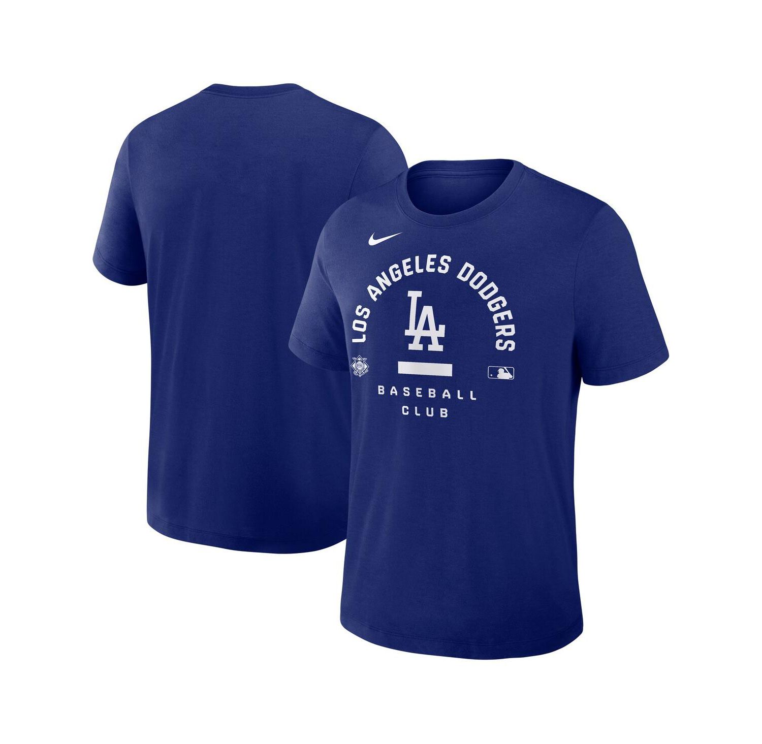 Men's Royal Los Angeles Dodgers Authentic Collection Early Work Tri-Blend Dri-FIT T-Shirt