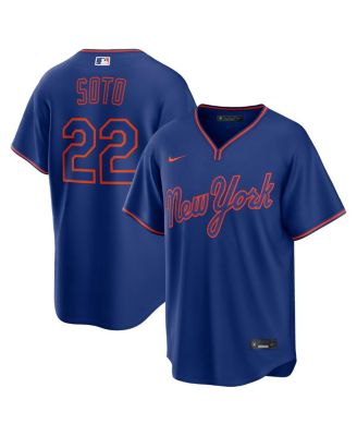 Men's Juan Soto Royal New York Mets Alternate Replica Jersey
