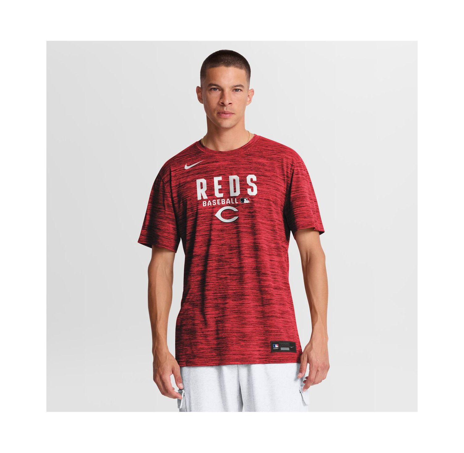 Men's Red Cincinnati Reds Authentic Collection Velocity Dri-FIT T-Shirt
