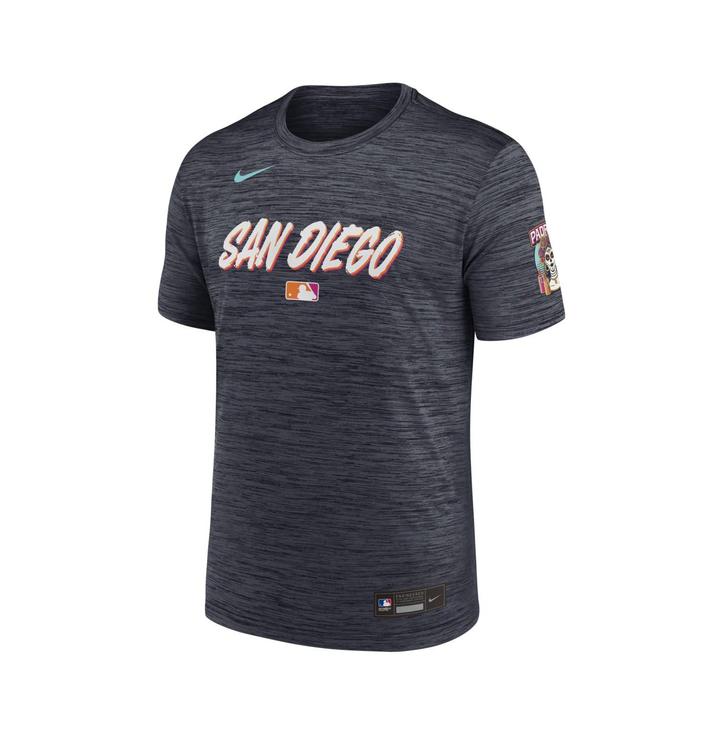 Мужская футболка Nike Obsidian San Diego Padres 2026 City Connect Authentic Collection Velocity Dri-FIT — фото 2