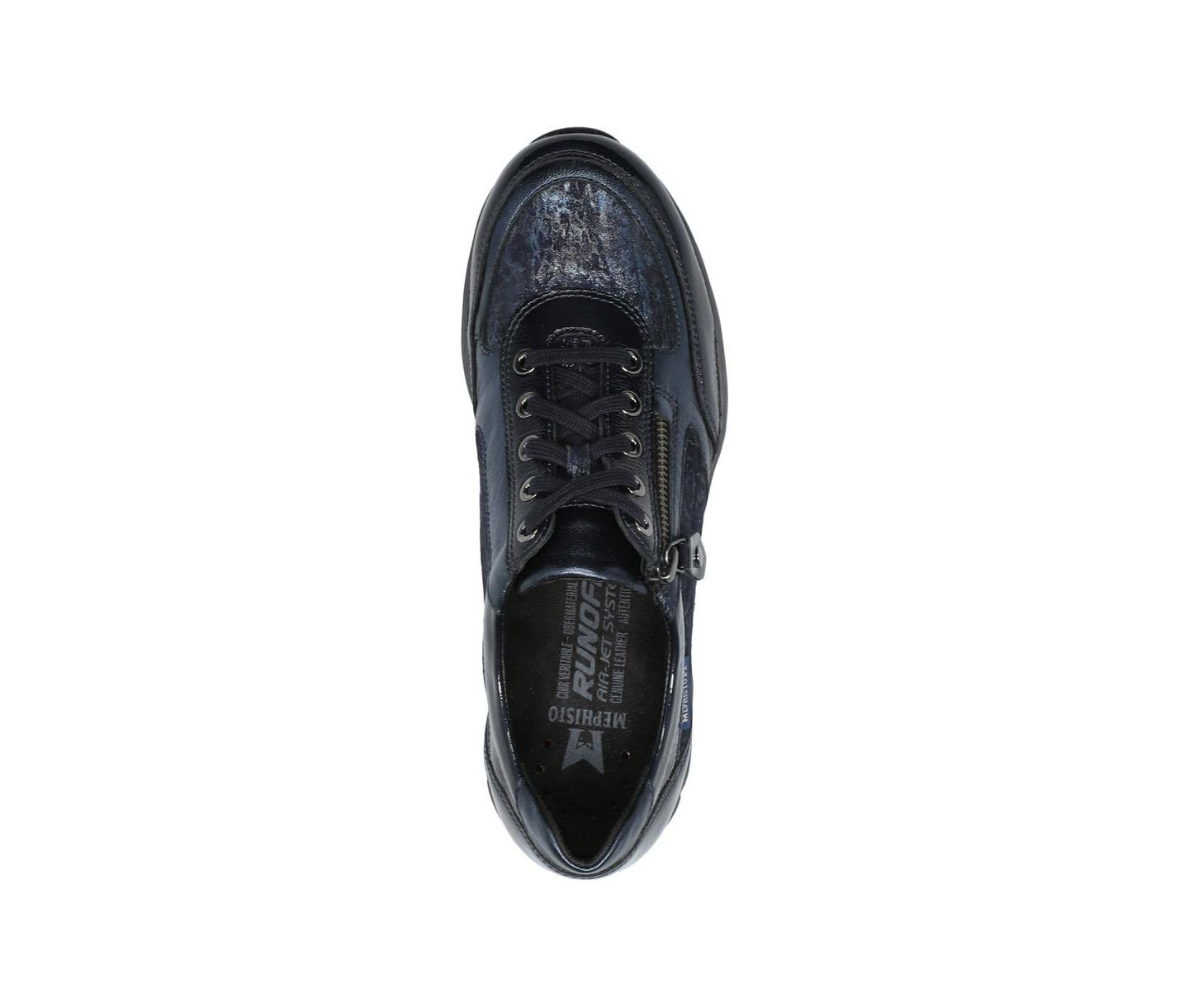 Женские кроссовки Mephisto Ylona Leather, цвет: Ночной синий — фото 5