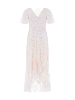 floral maxi dress evening Xscape Floral Maxi Dress 6245X main image 0