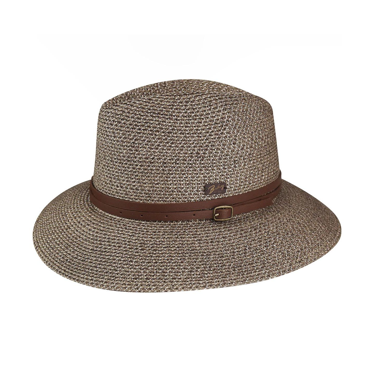 Мужские головные уборы Bailey 1922 Balans Roll Up Fedora, цвет: Серо-бежевый — фото 6