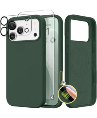 Magnetic for iPhone 17 Pro Max Case, Compatible with MagSafe Liquid Silicone Anti-Scratch Shockproof Protective Phone Case