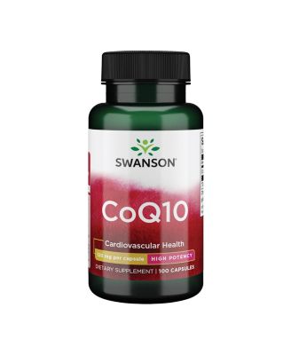 CoQ10 120 mg Heart and Cardiovascular Health, Energy Support, Maintains Coenzyme Q10 Levels, 100 Capsules