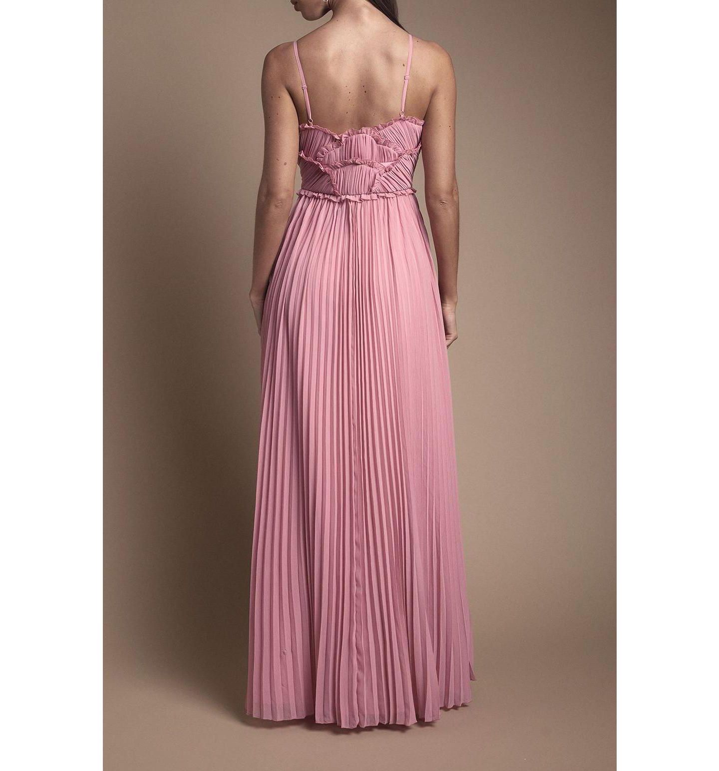 Женское платье Oasis Bridesmaid With Ruffle Detail, цвет: Розовый — фото 6