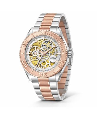 Men's 69763 Objet D Art Mechanical MG11 Steel Dial Watch