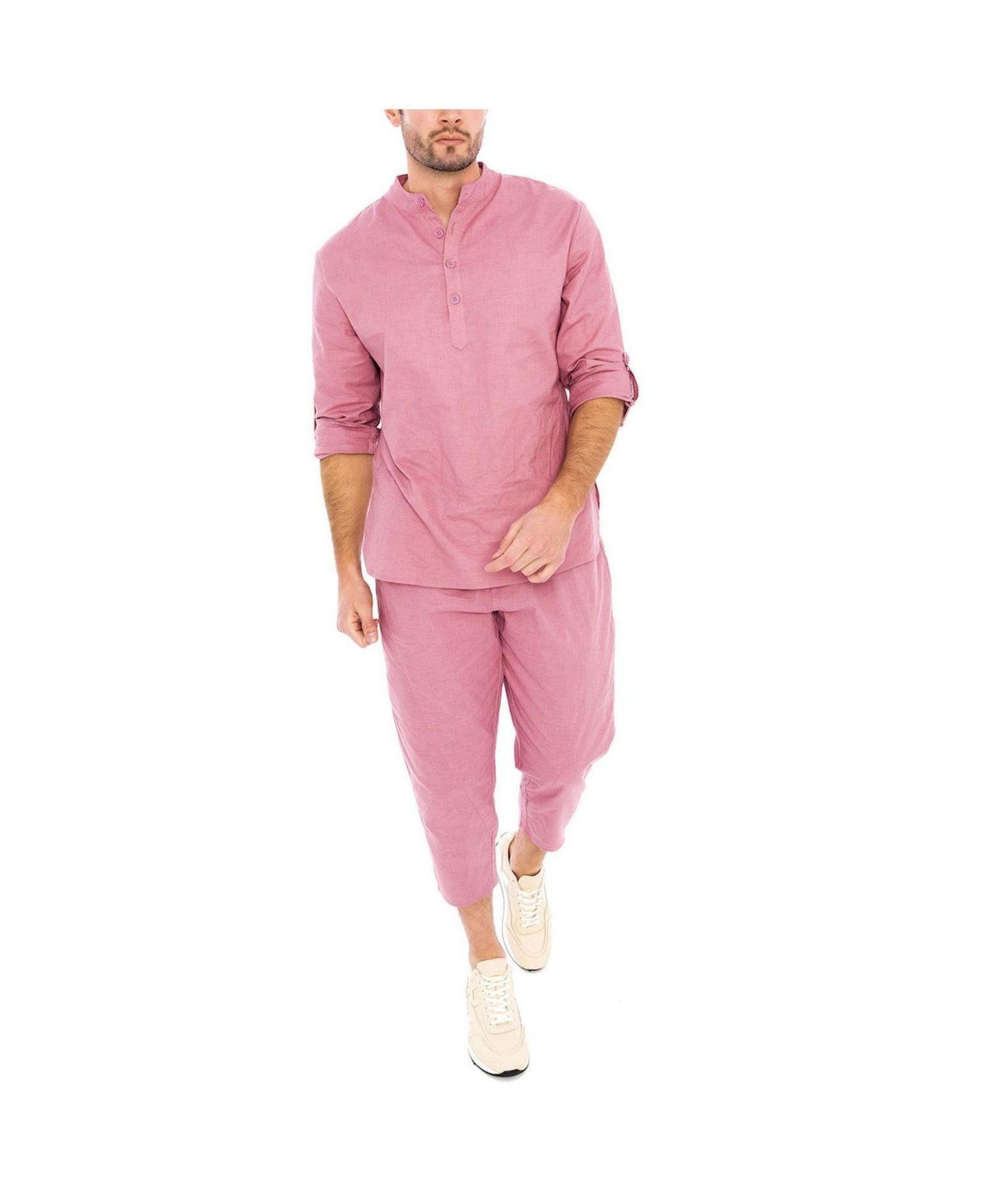Men's Jin YahYa Linen Drawstring Pant