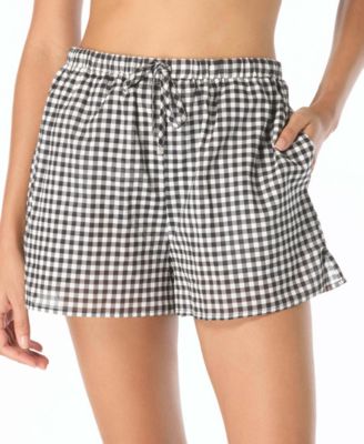 Michael Kors Women's Pull-On Swim Cover-Up Shorts