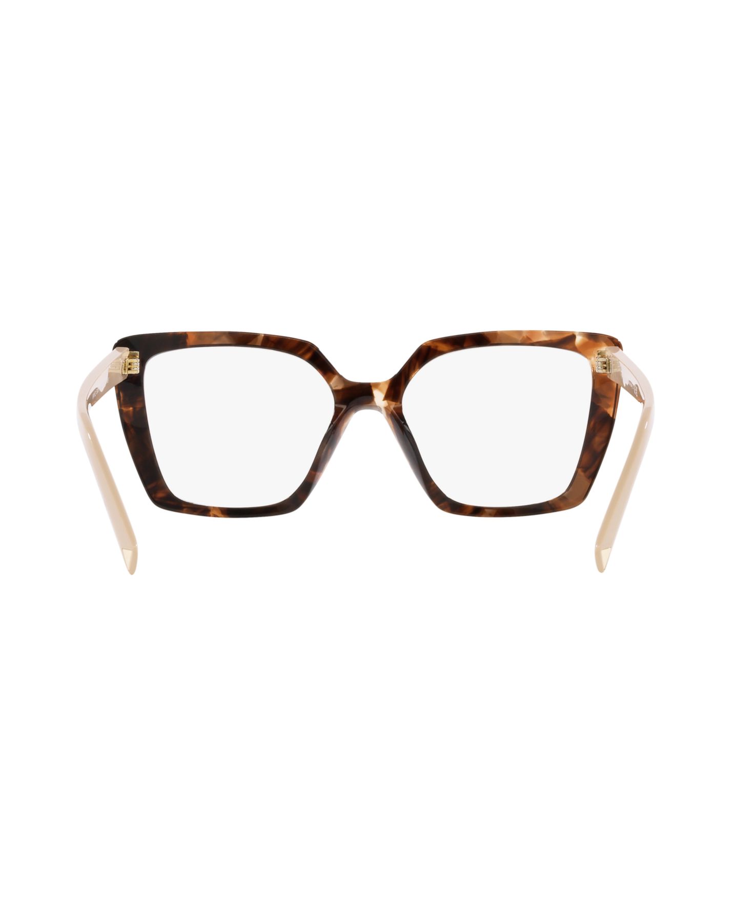 Женские очки Prada Square Eyeglasses, PR 16ZV, цвет: Карамельный черепаховый — фото 4