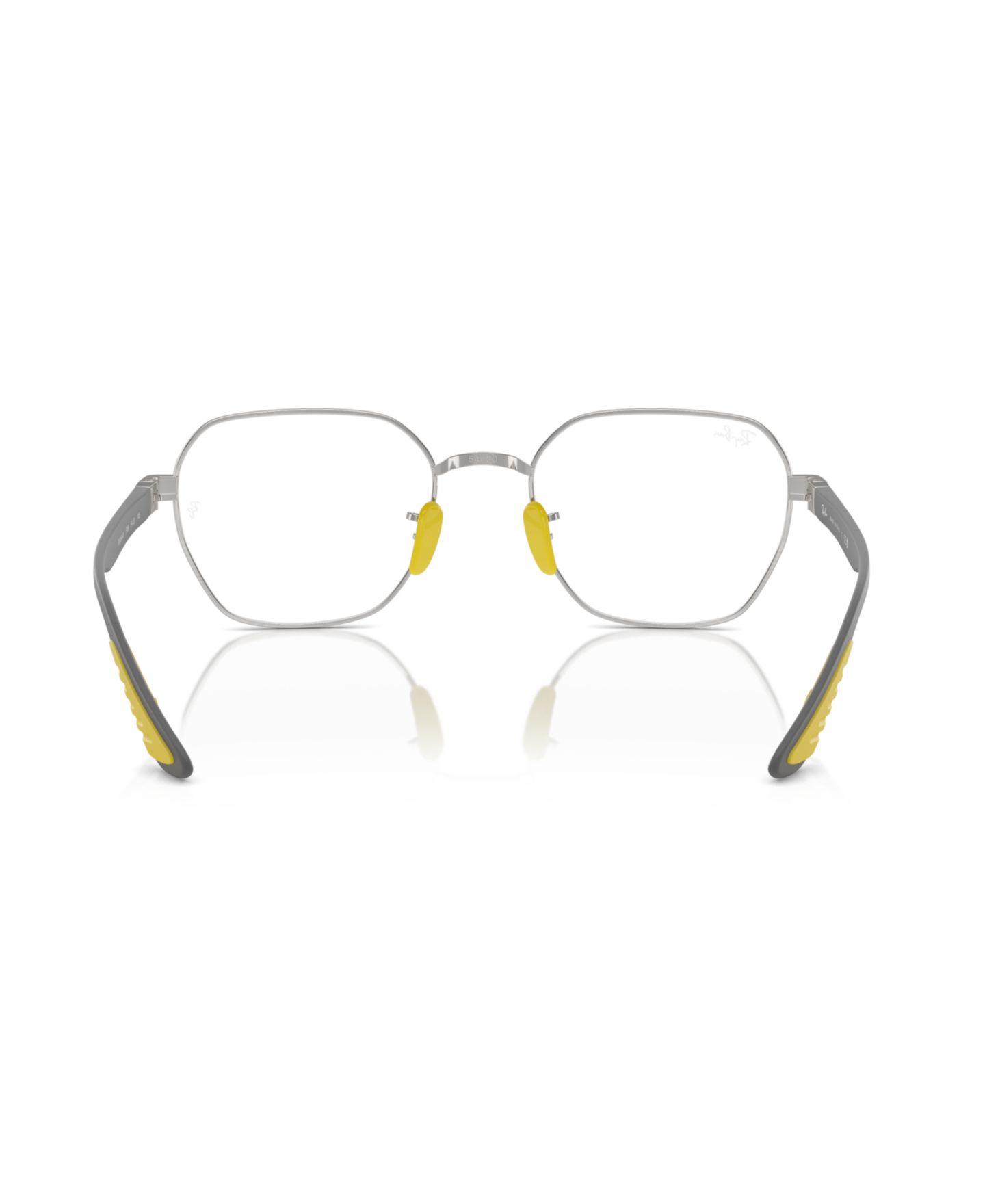 Очки Ray-Ban Irregular Unisex Eyeglasses, RB6594M, цвет: Серебряный — фото 4