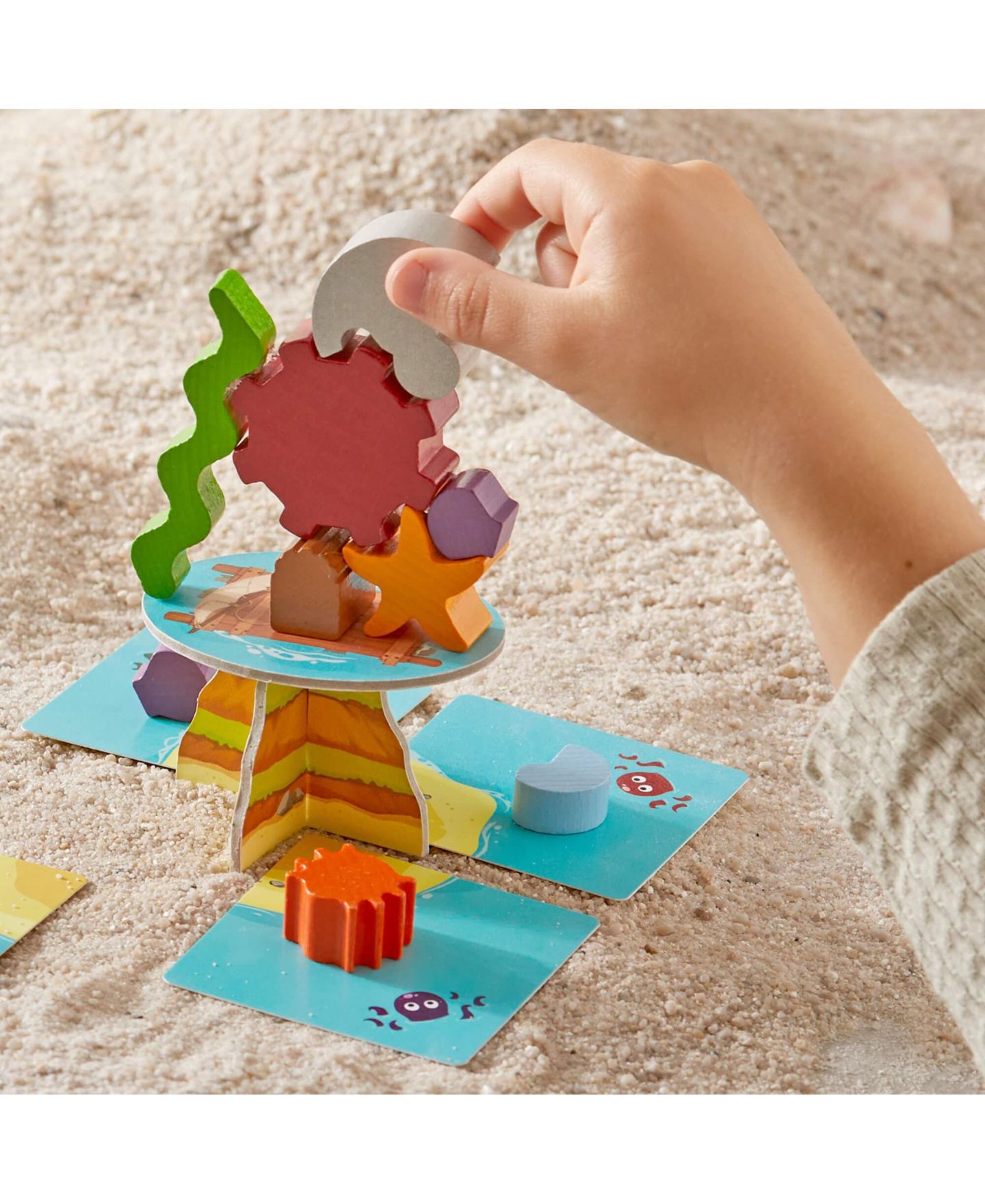 Детская игрушка Haba Flotsam Float - Island Hopping, Wreckage Piling Stacking and Balancing Game for Ages 6+ — фото 3