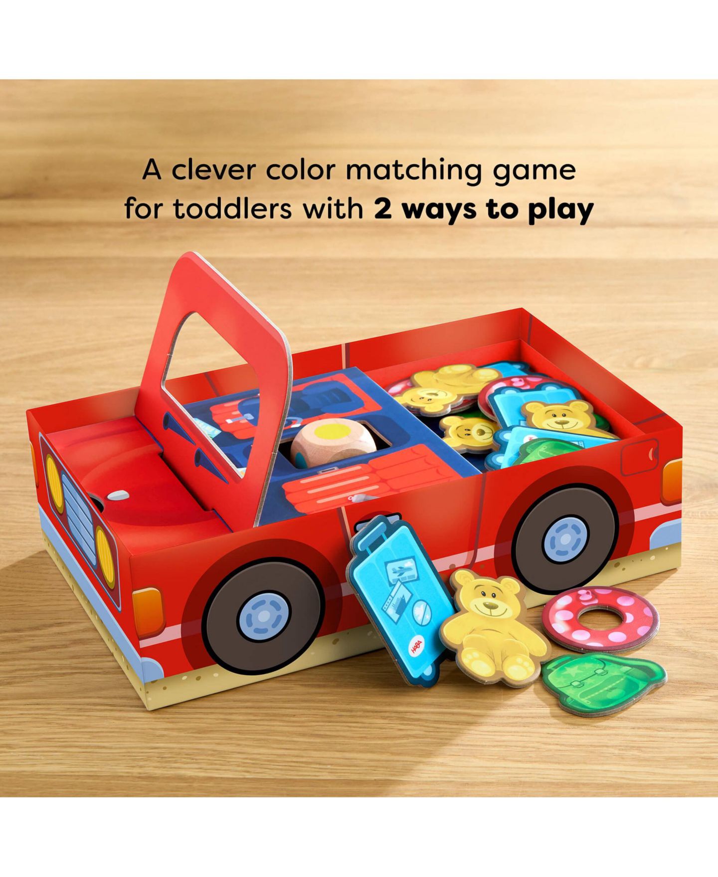 Детская настольная игра Haba Hello Vacation Color-Matching Board Game, Ages 2+, цвет: Красный — фото 2