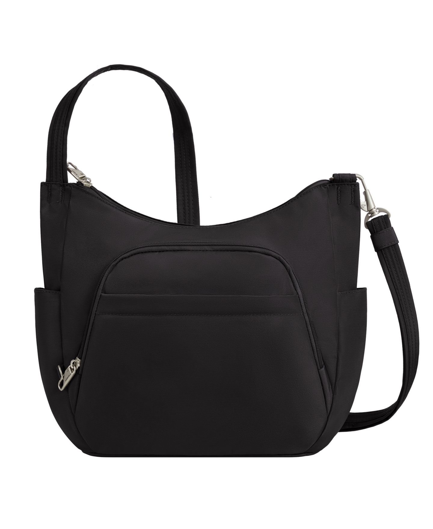 Женская сумка Travelon Anti-Theft Classic Crossbody Bucket, цвет: Чёрный — фото 3