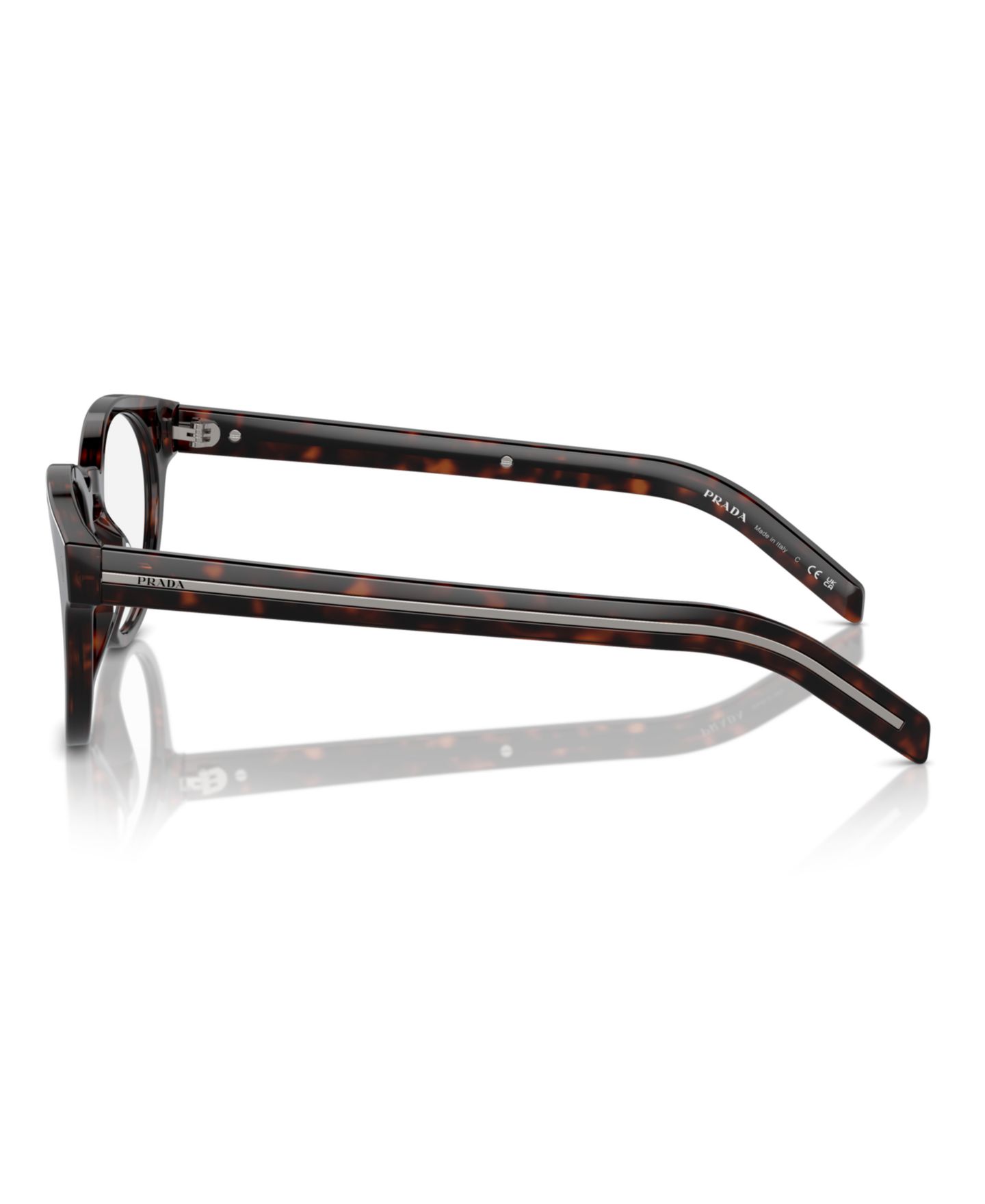 Мужские очки PRADA Phantos Eyeglasses, PR A14V, цвет: Черепаховый — фото 3