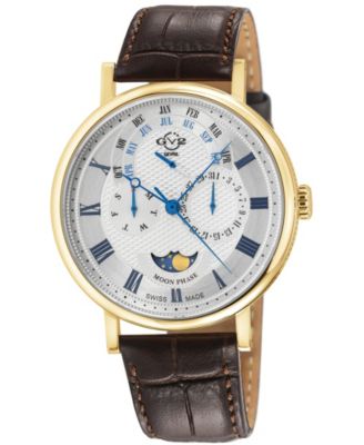 Men's Maestro Swiss Quartz Italian Leather Strap Watch