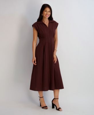 Women's Brown Midi Dresses | Macy's