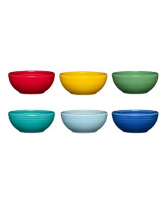 Mixed Colors Mini Bowls, Set of 6
