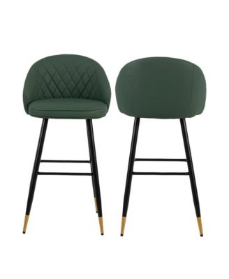 Oliver Faux Leather Bar Chair (Set of 2)