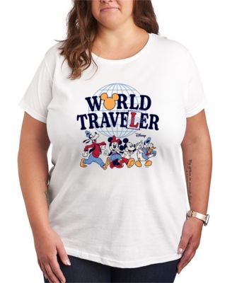 Plus Size Disney World Traveler Short-Sleeve Graphic T-Shirt