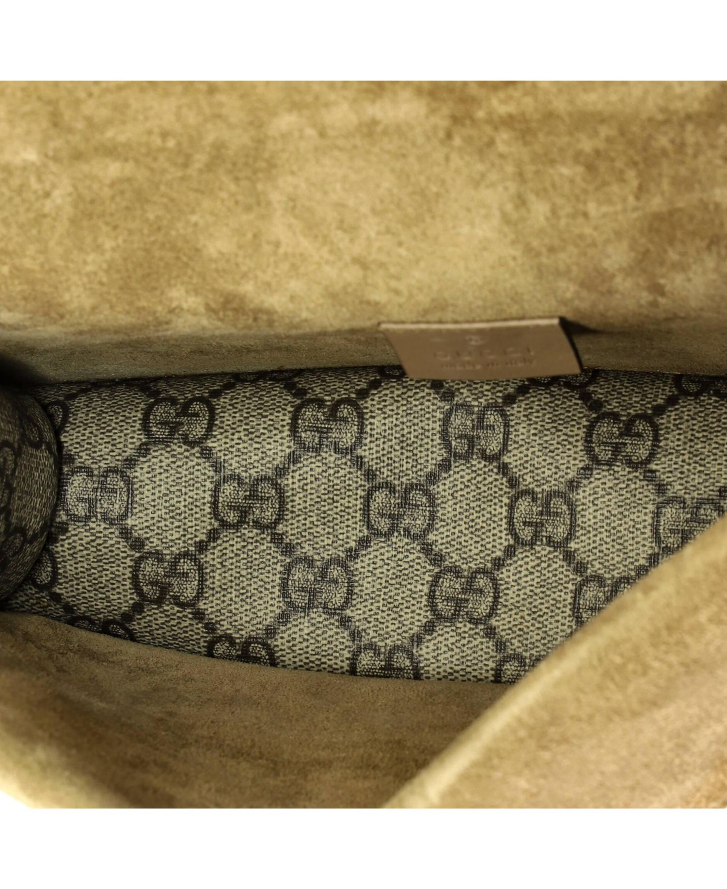 Small Dionysus Bag GG Coated Canvas with Crystal Embellished Metal