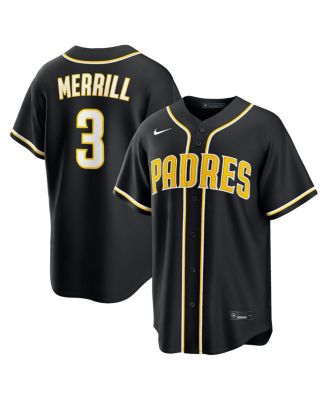 Men's Jackson Merrill Black San Diego Padres 2026 Replica Fashion Jersey