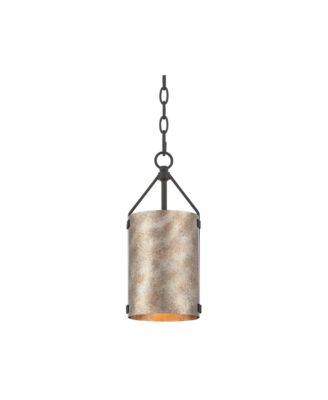 Julian 5 3/4"W Rustic Silver Metal Mini Pendant