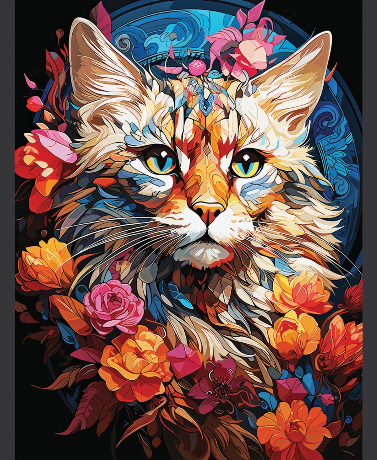 SunsOut Ophelia Petalpurr 500 piece Jigsaw Puzzle for Adults