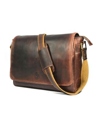 Leather Messenger Bag