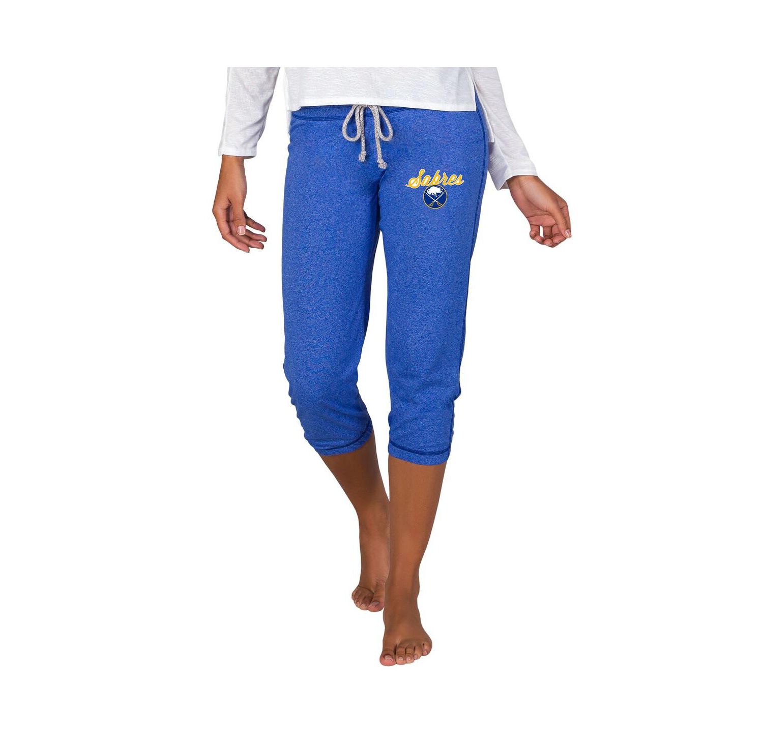 Women's Royal Buffalo Sabres Quest Knit Capri Pants