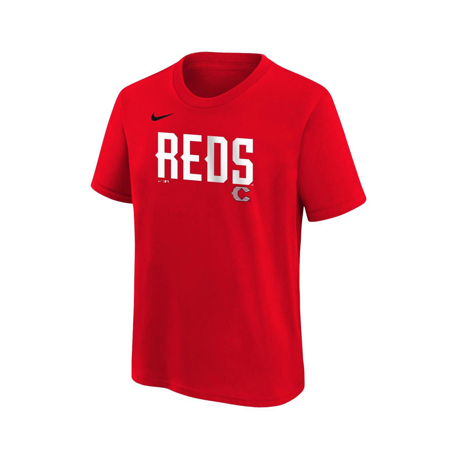 Детская футболка Nike Red Cincinnati Reds 2026 City Connect Wordmark — фото 3