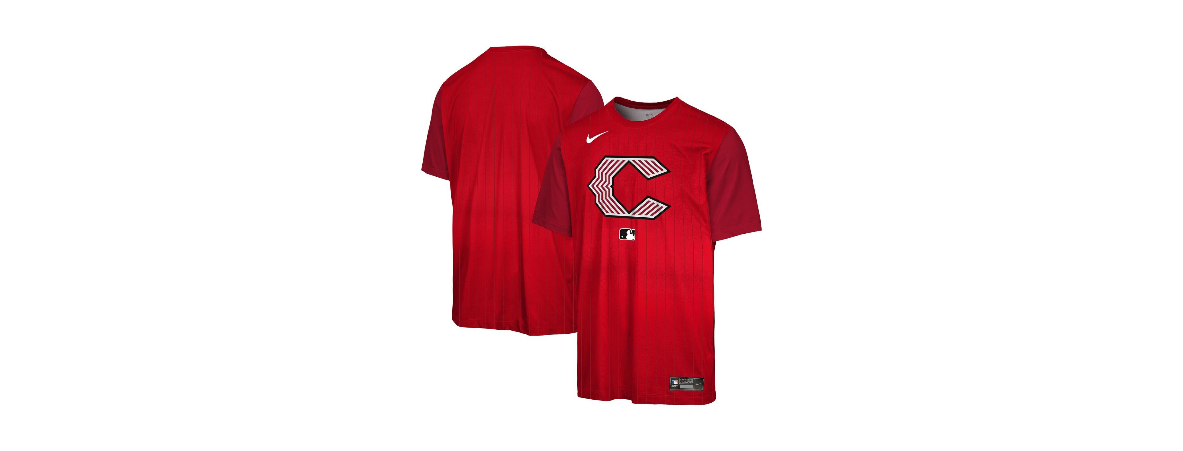 Nike Big Boys and Girls Red Cincinnati Reds 2026 City Connect Authentic Collection Velocity Dri-fit T-Shirt