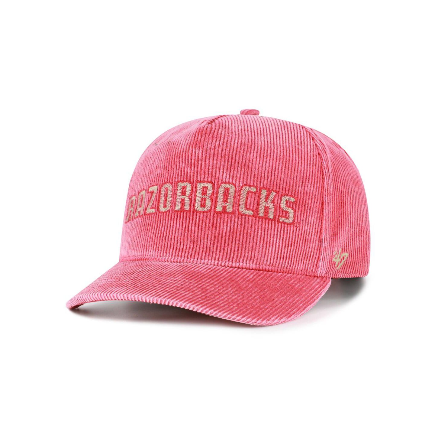 Мужская кепка '47 Brand Cardinal Arkansas Razorbacks Reclaim Snow Wash Corduroy Hitch Adjustable Hat — фото 1