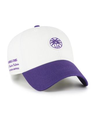 Men's and Women's White/Purple Los Angeles Sparks Contemporary Two-Tone Clean Up Adjustable Hat