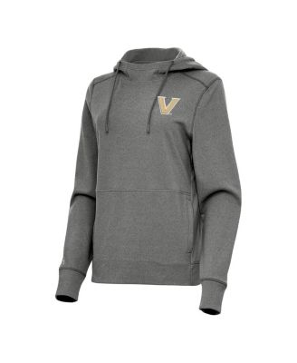 Women's Heather Black Vanderbilt Commodores Justice Pullover Hoodie