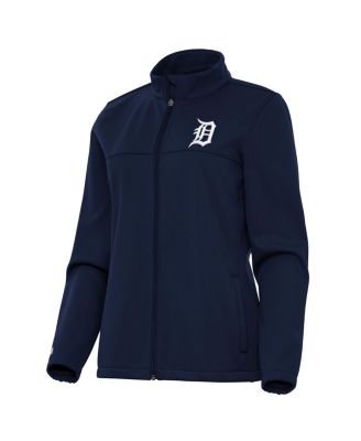 Women's Navy Detroit Tigers Links 2 Golf Full-Zip Jacket