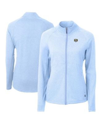 Women's Heather Carolina Blue North Carolina Tar Heels Vault Adapt Eco Knit Heather Full-Zip Jacket