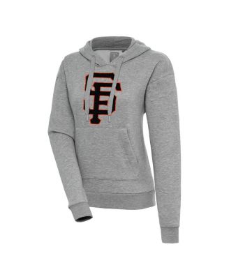 Women's Heather Gray San Francisco Giants Victory Pullover Hoodie