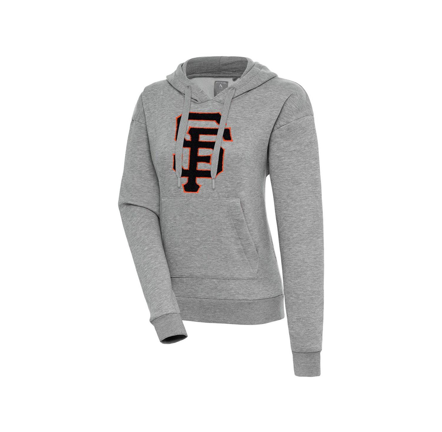Women's Heather Gray San Francisco Giants Victory Pullover Hoodie