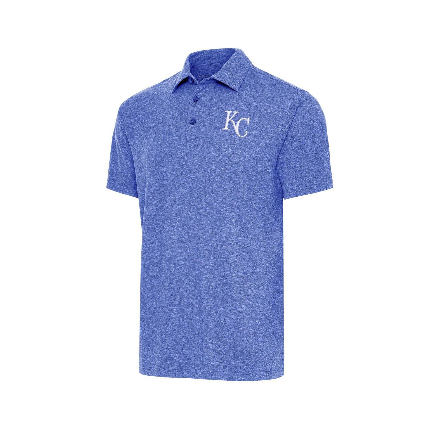 Men's Heather Royal Kansas City Royals Par Polo Shirt