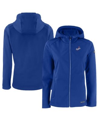 Women's Royal Los Angeles Dodgers Evoke Eco Softshell Full-Zip Jacket