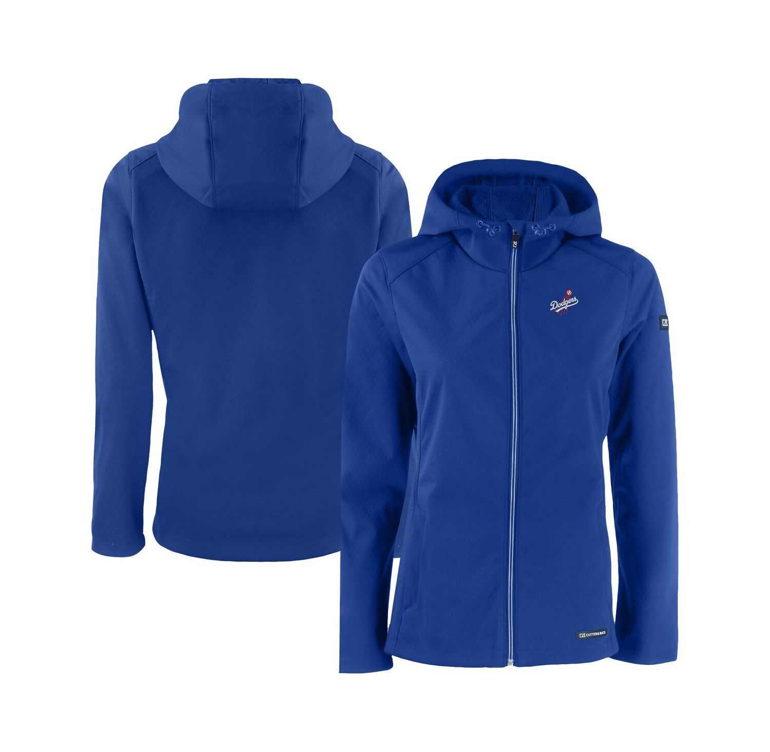 Women's Royal Los Angeles Dodgers Evoke Eco Softshell Full-Zip Jacket