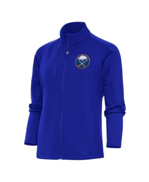 Женские куртки Antigua Women's Royal Buffalo Sabres Team Logo Generation Full-Zip Jacket