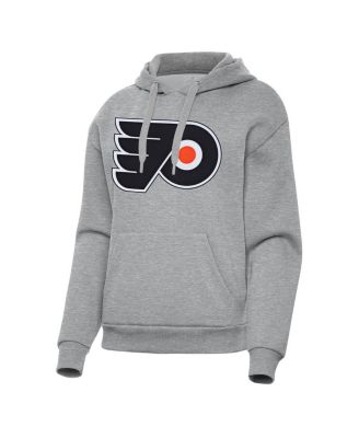Women's Heather Gray Philadelphia Flyers Victory Pullover Hoodie