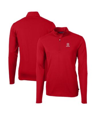 Men's Red Bradley Braves Big & Tall Virtue Eco Pique Quarter-Zip Pullover