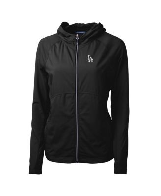 Women's Black Los Angeles Dodgers Adapt Eco Knit Full-Zip Jacket