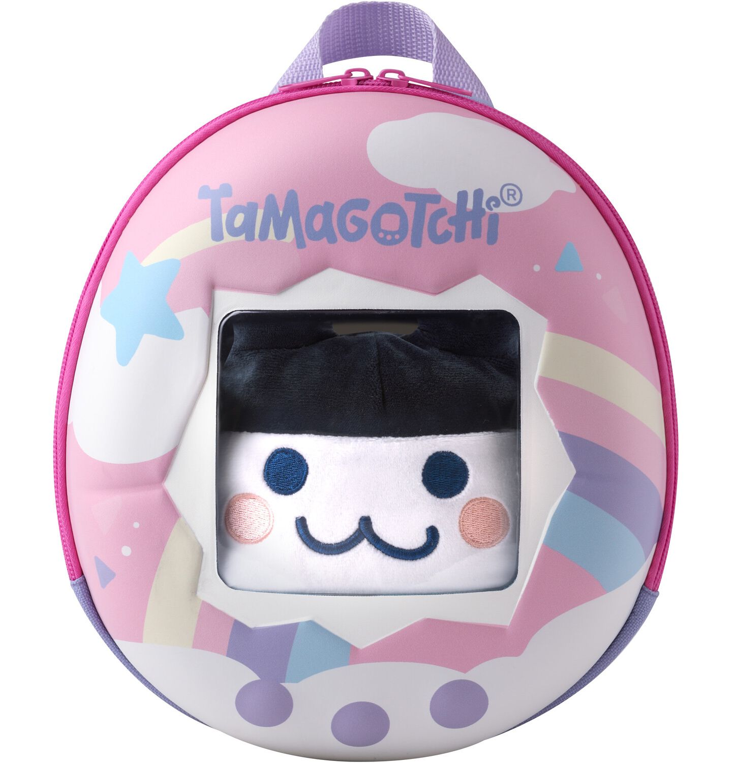 Детские мягкие игрушки Bandai Tamagotchi - Adventure Companion Backpack - Mimitchi Plush — фото 1