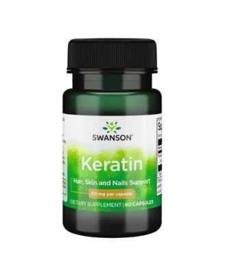 Keratin From Tibetan Wool, Healthy Joints, Hair, Skin and Nails, Nourishes Connective Tissues, Natural Supplement, 50 mg, 60 Capsules